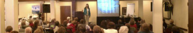 Dr. Pat presenting